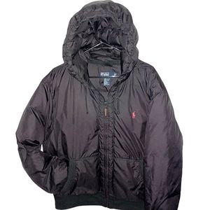 90s "Polo RL Down 80/20 fill with drawstring down hood" **like new**